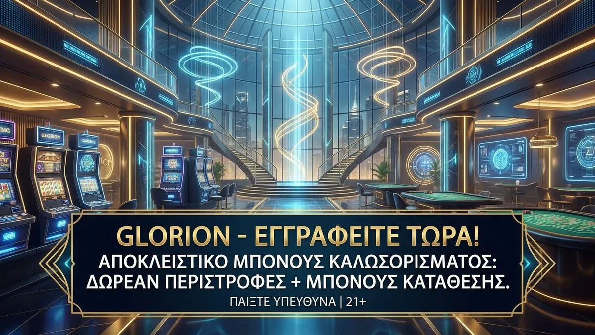 Εγγραφή με μπόνους στο Glorion